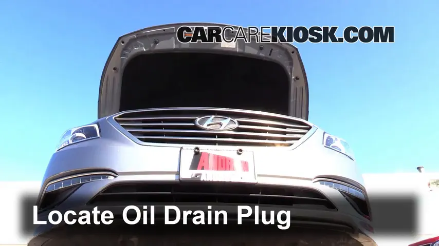 2015 Hyundai Sonata SE 2.4L 4 Cyl. Oil Change Oil and Oil Filter